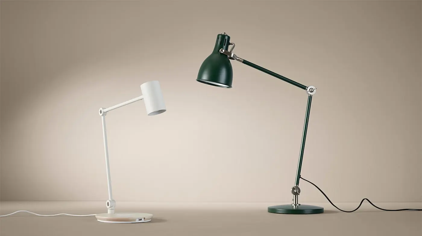 IKEA-Arbeitsleuchten, offizielle Kategorieansicht